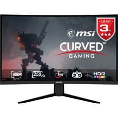 MSI 31.5 G32C4X 1920x1080 (FHD) CURVE 1500R VA 250HZ 1MS FREESYNC PREMIUM  GAMING MONITOR