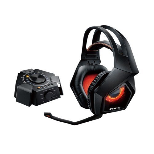 ASUS Strix Gerçek 7.1 Oyuncu Kulaklığı - Gürültü Engelleyici, USB Ses istasyonu