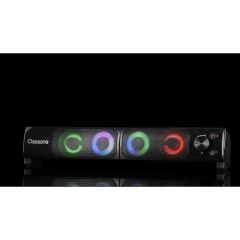Classone X3 Black Sound Bar Rgb Hoparlör