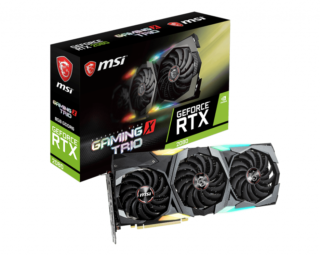 MSI VGA GEFORCE RTX 2080 SUPER GAMING X TRIO RTX2080 SUPER 8GB GDDR6 256B DX12 PCIE 3.0 X16 (1XHDMI 3XDP 1XUSB-C)