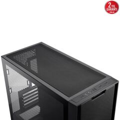 ASUS A21 360 MM SOĞUTUCU, 380 MM UZUNLUĞA KADAR EKRAN KARTI VE STANDART ATX PSU DESTEKLİ GİZLİ KABLO BÖLMELİ MICRO-ATX - A21 ASUS CASE - SİYAH