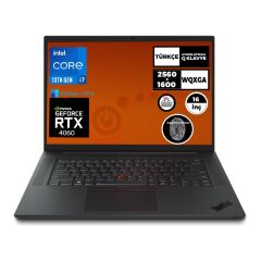 Lenovo Mws Thinkpad P1 Gen 6 I7-13800H 64GB 1tb SSD 8gb Rtx 4060 16'' Wqxga Windows 11 Pro Taşınabilir Iş Istasyonu 21FV000GTX 005