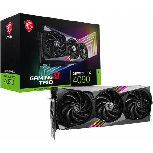 MSI VGA GEFORCE RTX 4090 GAMING X TRIO 24G RTX4090 24GB GDDR6X 384B DX12 PCIE 4.0 X16 (3XDP 1XHDMI)