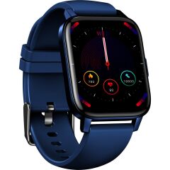 Case C4U K1 Akıllı Saat - IP68 - Mavi - (Android ve iPhone Uyumlu)