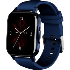 Case C4U K1 Akıllı Saat - IP68 - Mavi - (Android ve iPhone Uyumlu)