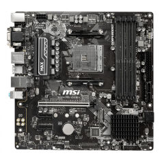 MSI B450M PRO-VDH MAX AM4 DDR4 3866(OC) 4XDIMM DVI HDMI VGA GLAN M.2 USB3.2 MATX