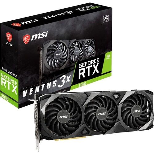 MSI GEFORCE RTX 3090 VENTUS 3X 24G OC 24GB GDDR6X 384Bit NVIDIA Ekran Kartı