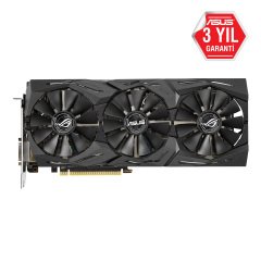 Asus ROG-STRIX-RX590-8G-GAMING 256 Bit GDDR5 8 GB Ekran Kartı 8GB GDDR5 256bit 1565Mhz OC 1xDVI 2xHDMI 2xDP AURA RGB EKRAN KARTI