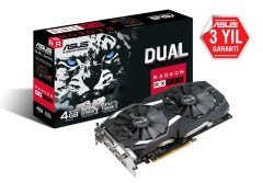 ASUS DUAL RADEON RX 580 4GB GDDR5 256BIT DVI 2HDMI 2DP EKRAN KARTI