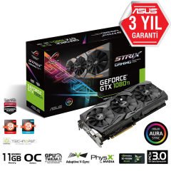ASUS ROG Strix GeForce GTX 1080 Ti 11GB GDDR5X 352BIT DVI 2HDMI 2DP EKRAN KARTI