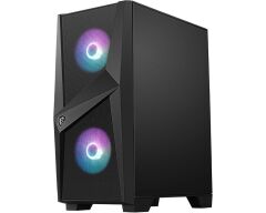 MSI MAG FORGE 100R Temperli Cam 2x A-RGB Fan 1x 120mm Fan 650W 80+ Bronze PSU ATX Gaming Bilgisayar Kasası