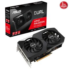 Asus AMD Radeon RX 6600 Dual DUAL-RX6600-8G 8 GB GDDR6 128 Bit Ekran Kartı