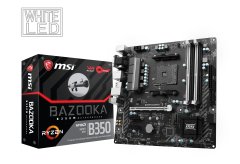 MSI B350M BAZOOKA AM4 DDR4 DVI HDMI M.2 USB3.1 mATX