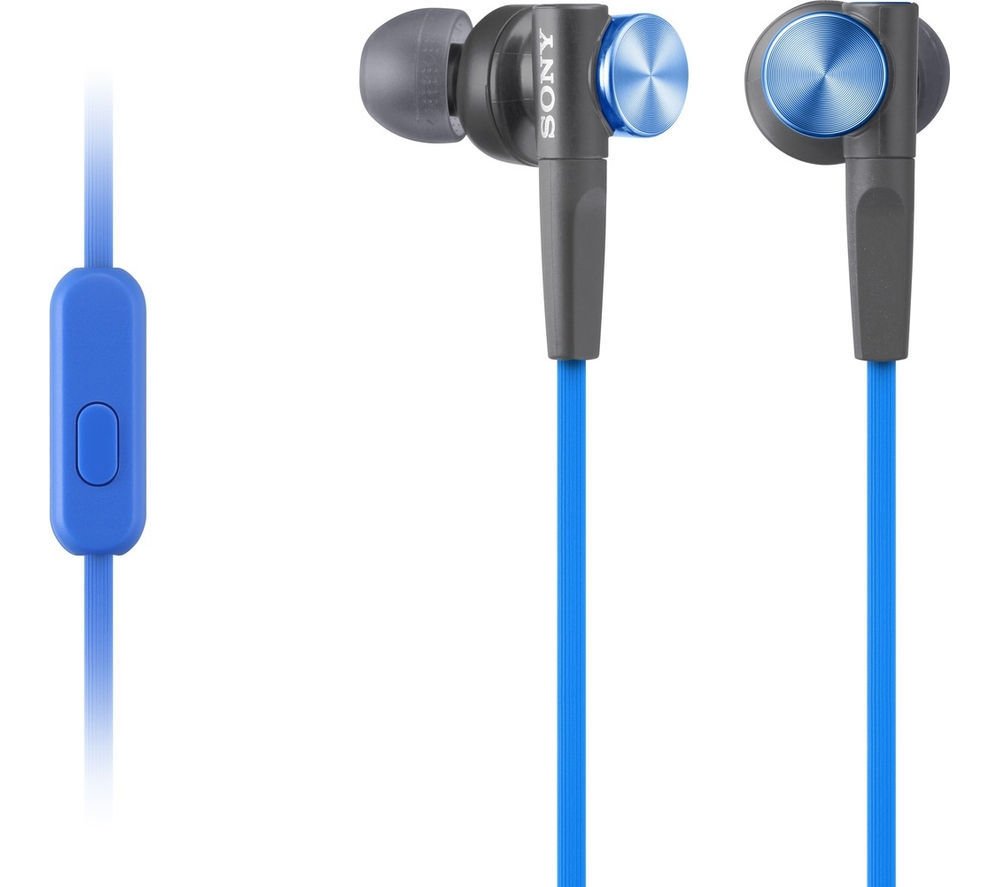 SONY MDR-XB50APL EKSTRA BAS MİKROFONLU KULAKLIK MAVİ