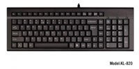 A4 TECH KL-820 Q PS/2 SİYAH KLAVYE