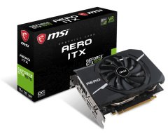 MSI VGA GEFORCE GTX 1070 AERO ITX 8G OC GTX1070 8GB GDDR5 256B DX12 PCIE 3.0 X16 (1XDVI 2XHDMI 2XDP)