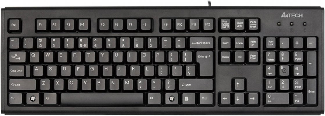 A4 TECH KR-83 Q PS/2 SİYAH KLAVYE