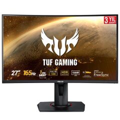 !! OUTLET !! Asus 27'' TUF Gaming VG27VQ 1ms 165hz HDMI,DisplayPort Curved Gaming Monitör !! OUTLET