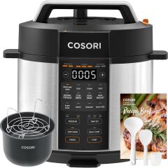 Cosori Elektrikli Düdüklü Tencere 5,7 L, 50 Tarif, 9'u 1 Arada Çoklu Pişirici