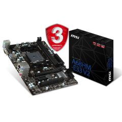 MSI A68HM-E33 V2 FM2+ DDR3 2133(OC) VGA HDMI USB3.0 mATX