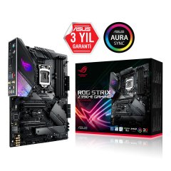ASUS ROG STRIX Z390-E GAMING INTEL Z390 LGA1151 DDR4 4266 DP HDMI ÇİFT M2 USB3.1 AC WIFI AURA RGB ATX