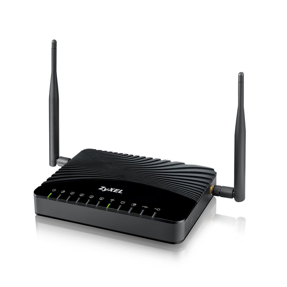 ZYXEL VMG3312-B10A v2 VDSL/ADSL2 VE FİBER İNTERNET UYUMLU VPN ÖZELLİKLİ 4 PORT 300Mbps KABLOSUZ MODEM