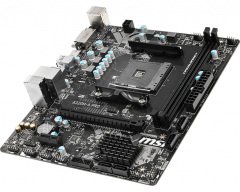 MSI A320M-A PRO AM4 DDR4 3200(OC) DVI HDMI USB3.2 mATX