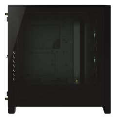 CORSAIR CC-9011204-WW ICUE 4000X RGB TEMPERLI CAM YAN PANEL MID TOWER BILGISAYAR KASASI SIYAH