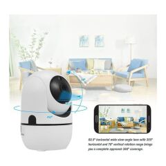 Alpsmart Akıllı Wifi Güvenlik ve Bebek Kamerası 64 GB Sd Hafıza