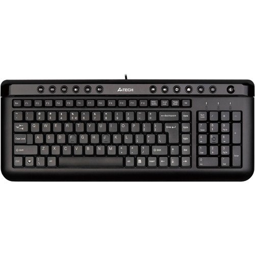 A4 TECH KL-40 Q USB SİYAH MULTİMEDYA KABLOLU KLAVYE
