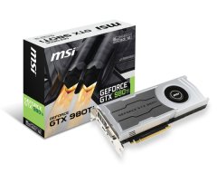 MSI VGA GTX 980Ti 6GD5 V1 GTX980Ti 6GB GDDR5 384b DX12 PCIE 3.0 x16 (1xDVI 1xHDMI 3xDP)