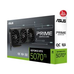 ASUS PRIME GeForce RTX 5070 Ti 16GB PRIME-RTX5070TI-O16G GDDR7 OC Edition 256 Bit Gaming (Oyuncu) Ekran Kartı