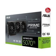 ASUS PRIME GeForce RTX 5070 Ti 16GB PRIME-RTX5070TI-O16G GDDR7 OC Edition 256 Bit Gaming (Oyuncu) Ekran Kartı