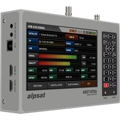 Alpsat AS07STCA-4K Dvb S-S2/T-T2/C/J.83B /ısdb-T Combo Sinyal Analizörü