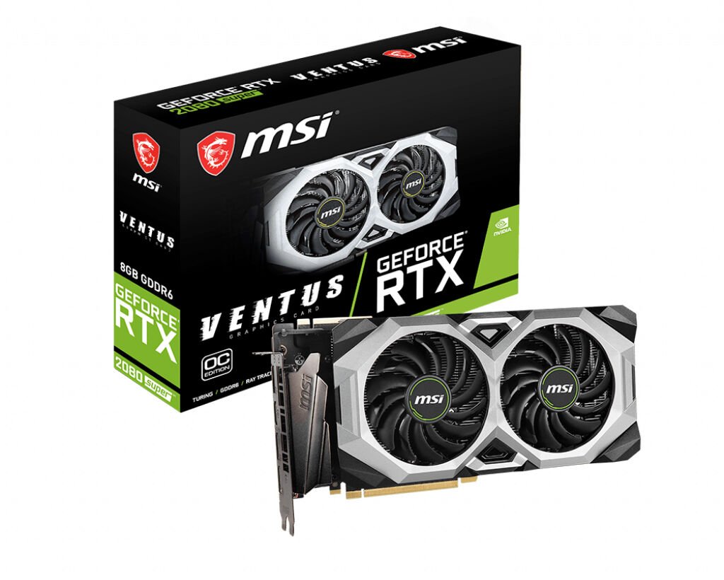MSI NVIDIA GeForce RTX 2080 Super Ventus XS OC 8 GB 256 Bit GDDR6 Ekran Kartı
